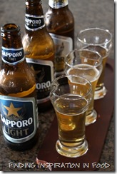 Sapporo Beer, Sapporo Teriyaki Sauced Pork Ribs and Sapporo Chili Recipe