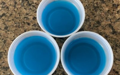 Blue Hawaiian Jello