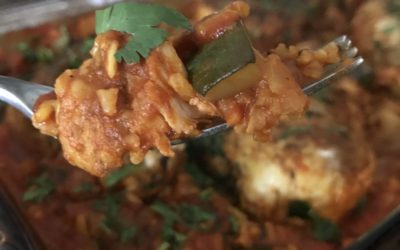 Tandoori Spiced Chicken and Rice Bake