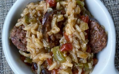 Instant Pot Sausage and Chicken Jambalaya