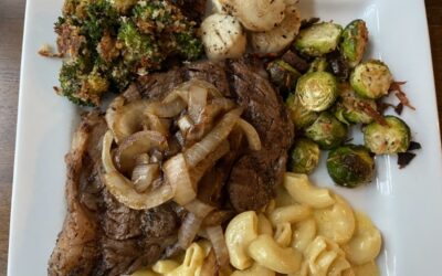 Garlic Parmesan Roasted Brussels Sprouts