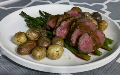 Steakhouse-Style Pan-Seared Backstrap with Easy Garlic Butter Pan Sauce