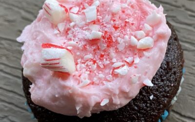 Peppermint Cream Cheese Cupcakes