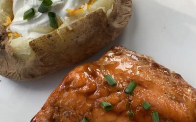 Bourbon Glazed Salmon