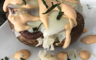 Reuben Loaded Baked Potato