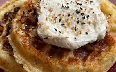 Everything Bagel Chaffles