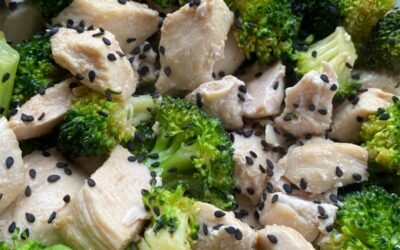 Sesame Chicken and Broccoli Sheet Pan