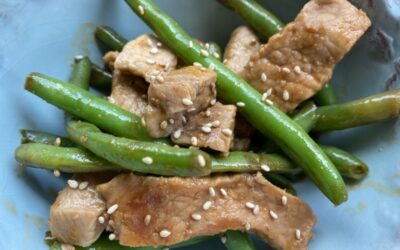 Sesame Pork and Green Beans