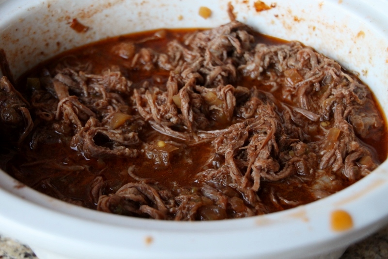 Slow-Cooked Spicy Shredded Beef Tacos