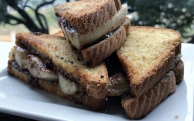 Midnight Nutella Banana Sandwich