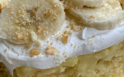 Banana Pudding Poke Cake
