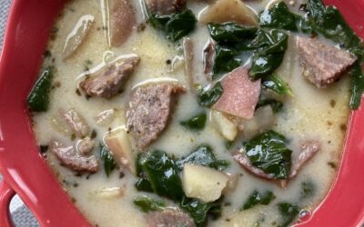 Sausage, Potato and Spinach Soup