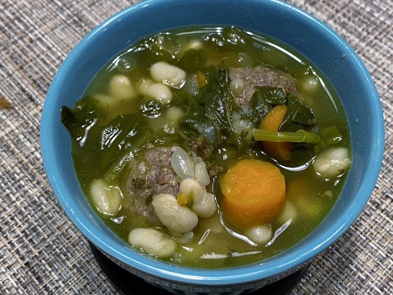 Instant Pot White Bean Soup with Sausage & Vegetables