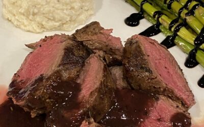 Beef Tenderloin with Red Wine Reduction