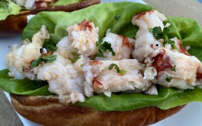 Garlic Butter Naked Lobster Rolls