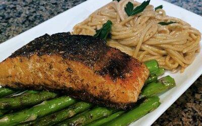Salmon With Cajun Butter Sauce