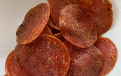 Air Fryer Pepperoni Chips
