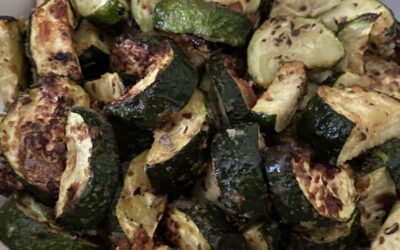 Air Fryer Parmesan Zucchini
