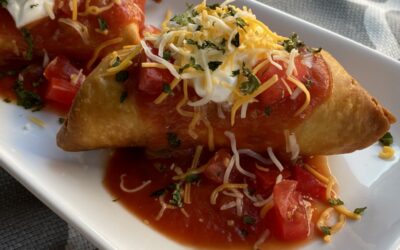 Beef and Cheese Chimichanga