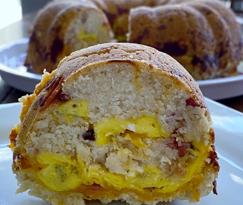Bundt Pan Bacon Egg and Cheese Brunch Bread