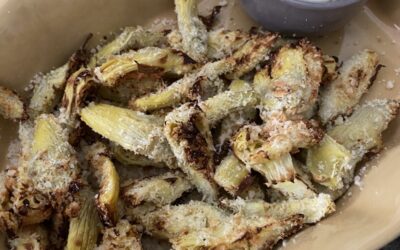 Crispy Air Fried Artichoke Hearts