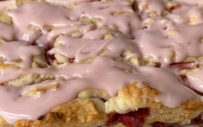 Strawberry Lemon Blondies￼