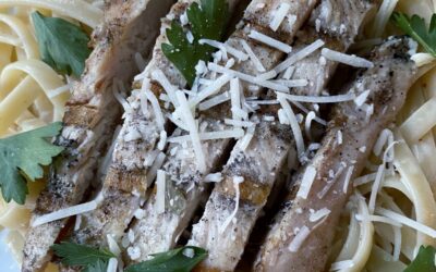 Lemon Pepper Cajun Chicken Fettuccine Alfredo