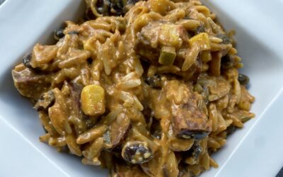 Cheesy Enchilada Orzo