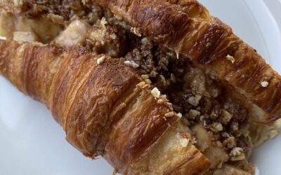 Apple Crisp Croissant French Toast
