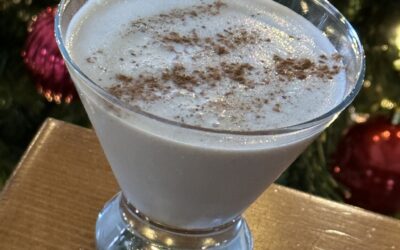 Eggnog Espresso Martini with Rum 