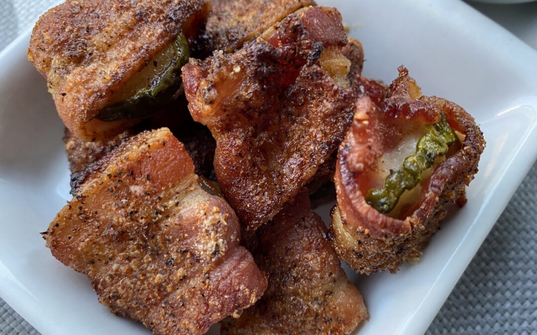 Bacon Wrapped Pickles