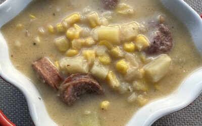 Corn Chowder with Andouille Sausage