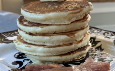 Fluffy Eggless Pancakes