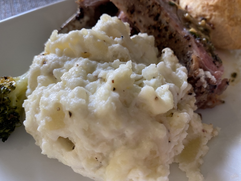 Sous Vide Mashed Potatoes with Garlic and Rosemary