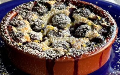 Blueberry Lemon Clafoutis